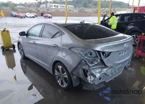 2014 Hyundai Elantra Sport from USA, damaged, VIN KMHDH4AH6EU167626